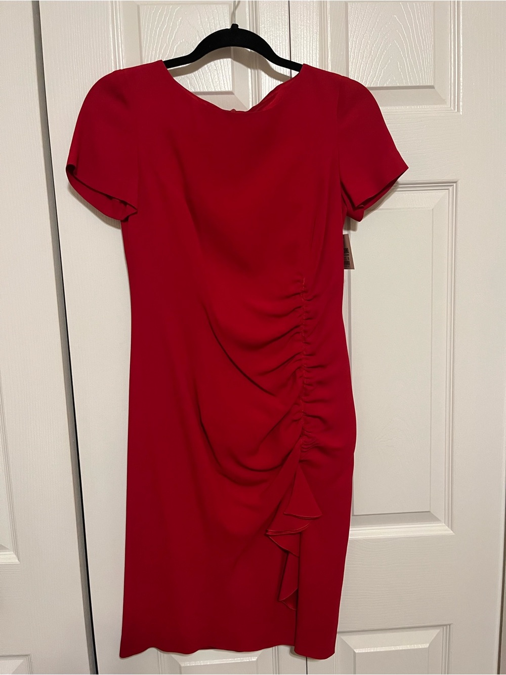 Moschino Red Ruffle Dress, NWT!!